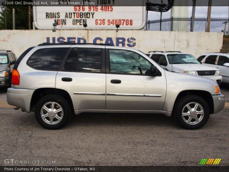 Silver Mist Metallic / Ebony 2008 GMC Envoy SLE 4x4