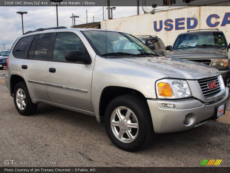 Silver Mist Metallic / Ebony 2008 GMC Envoy SLE 4x4