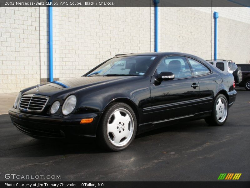Black / Charcoal 2002 Mercedes-Benz CLK 55 AMG Coupe