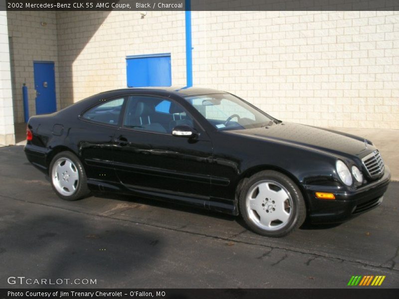 Black / Charcoal 2002 Mercedes-Benz CLK 55 AMG Coupe