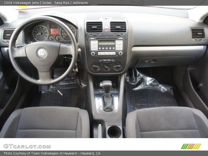 Salsa Red / Anthracite 2009 Volkswagen Jetta S Sedan