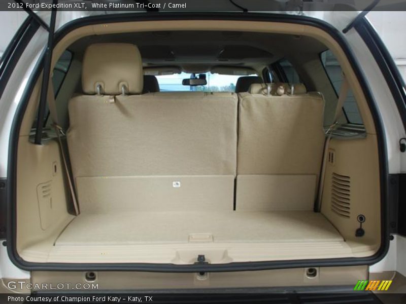 White Platinum Tri-Coat / Camel 2012 Ford Expedition XLT