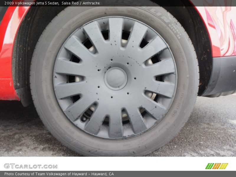 Salsa Red / Anthracite 2009 Volkswagen Jetta S Sedan
