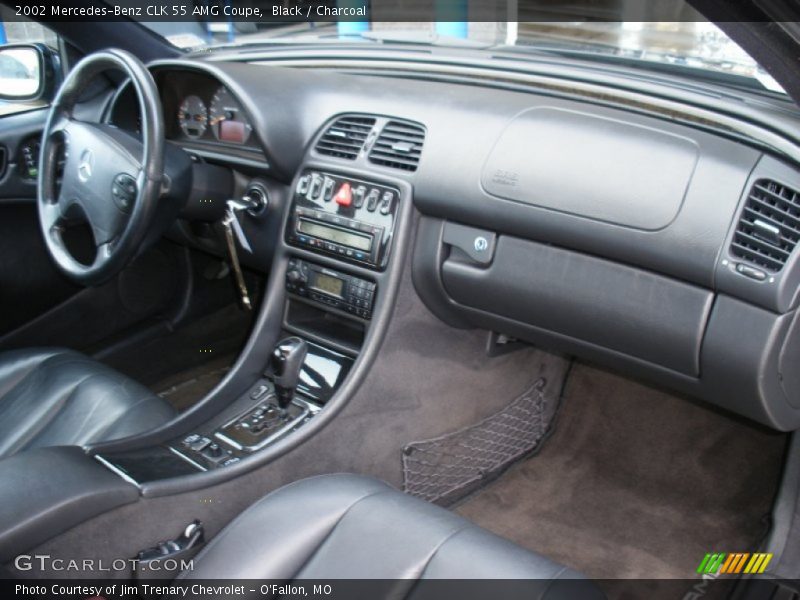 Black / Charcoal 2002 Mercedes-Benz CLK 55 AMG Coupe