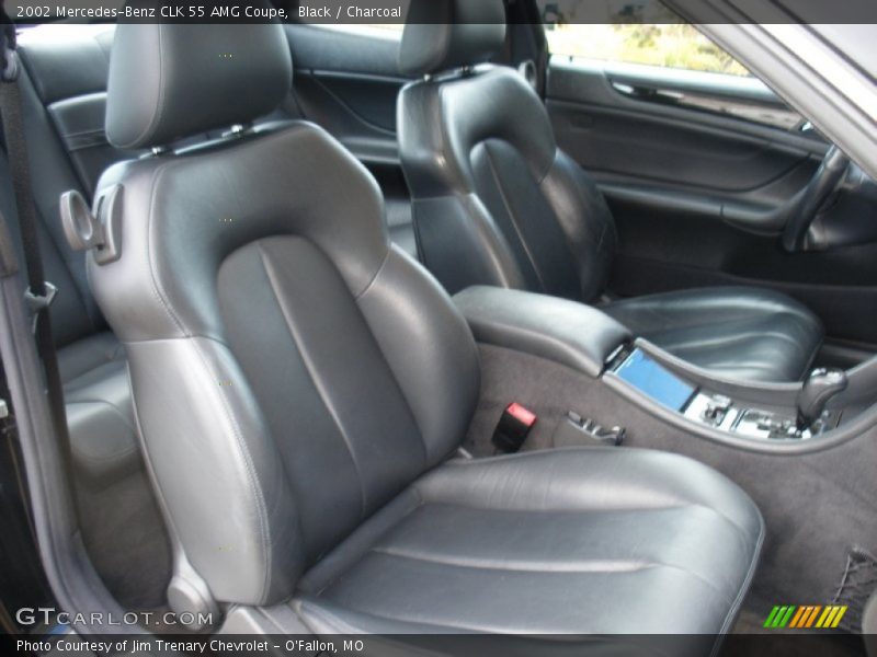 Black / Charcoal 2002 Mercedes-Benz CLK 55 AMG Coupe