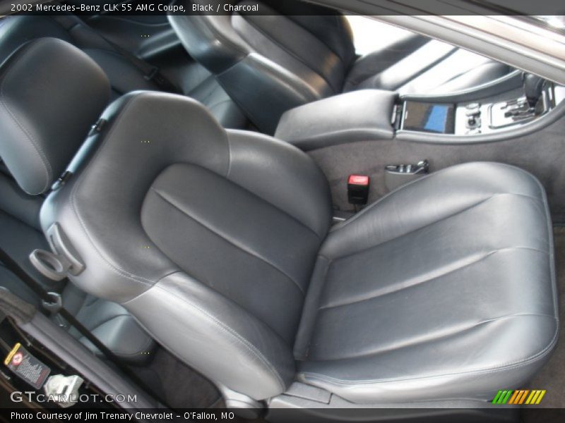 Black / Charcoal 2002 Mercedes-Benz CLK 55 AMG Coupe