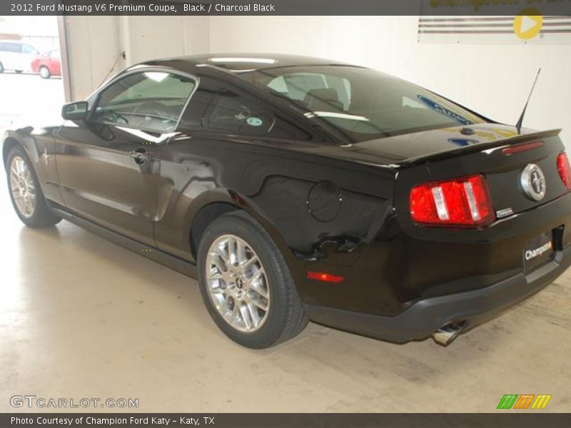 Black / Charcoal Black 2012 Ford Mustang V6 Premium Coupe