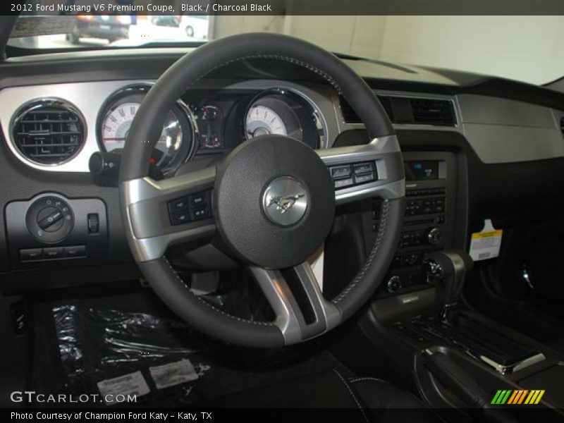  2012 Mustang V6 Premium Coupe Steering Wheel