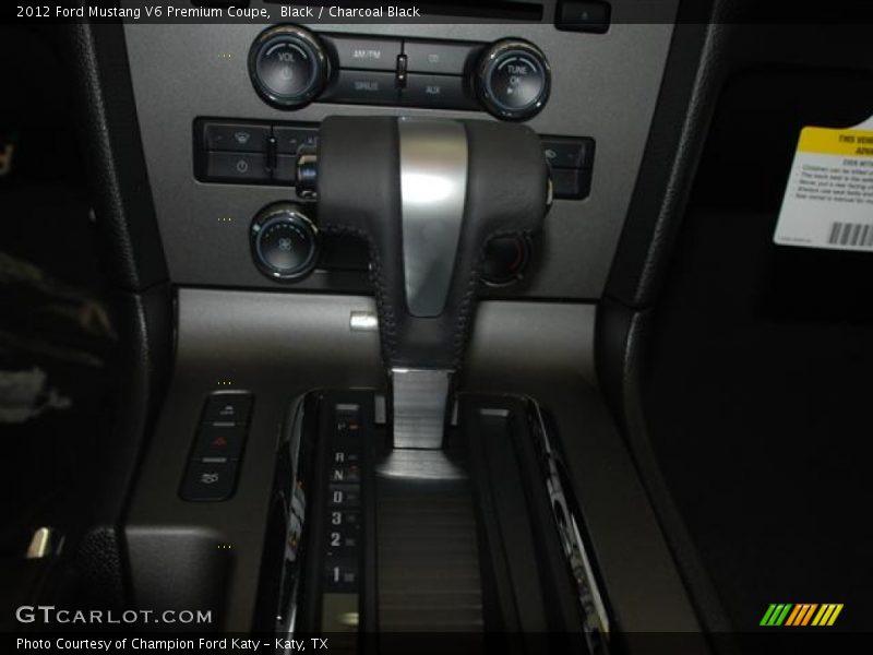  2012 Mustang V6 Premium Coupe 6 Speed Automatic Shifter