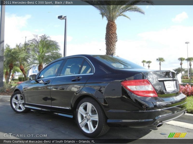 Black / Black 2011 Mercedes-Benz C 300 Sport
