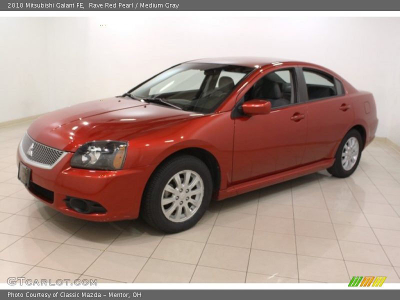 Rave Red Pearl / Medium Gray 2010 Mitsubishi Galant FE