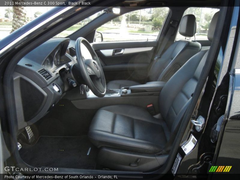 Black / Black 2011 Mercedes-Benz C 300 Sport