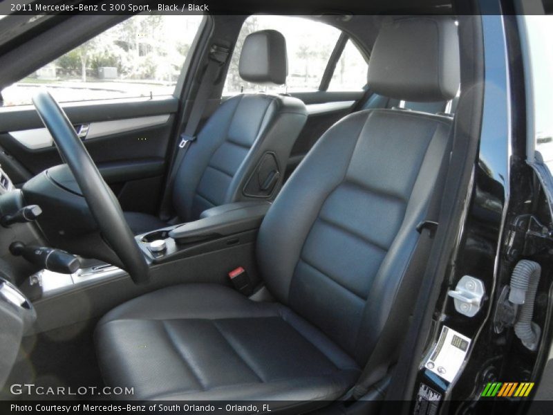 Black / Black 2011 Mercedes-Benz C 300 Sport