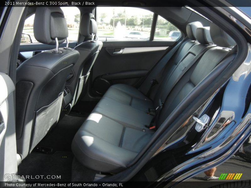 Black / Black 2011 Mercedes-Benz C 300 Sport