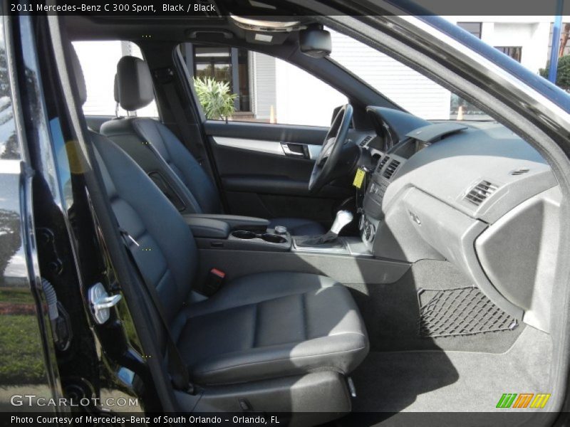Black / Black 2011 Mercedes-Benz C 300 Sport