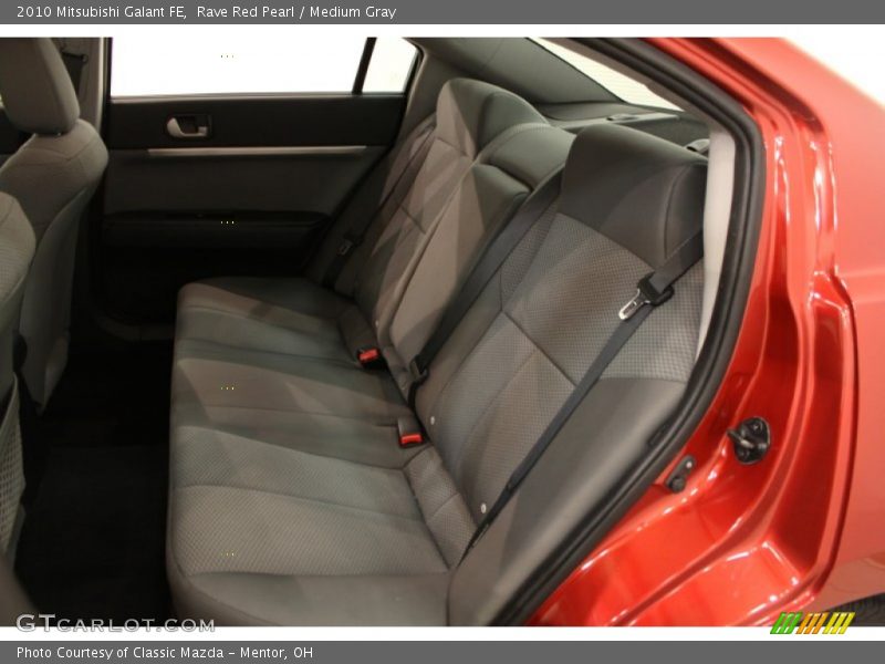 Rave Red Pearl / Medium Gray 2010 Mitsubishi Galant FE