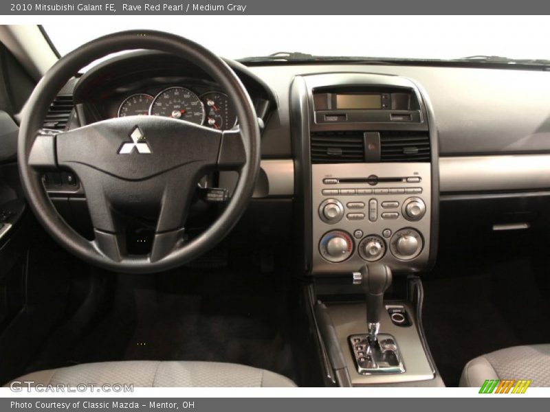 Rave Red Pearl / Medium Gray 2010 Mitsubishi Galant FE