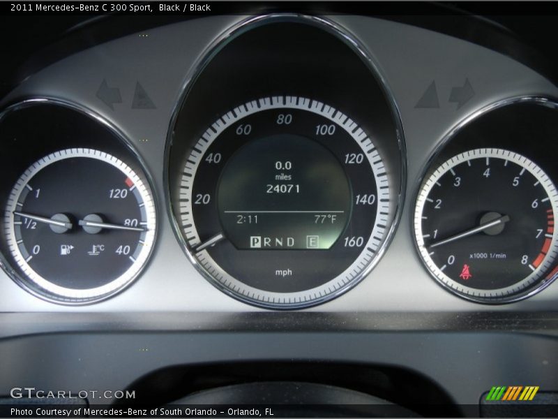 Black / Black 2011 Mercedes-Benz C 300 Sport