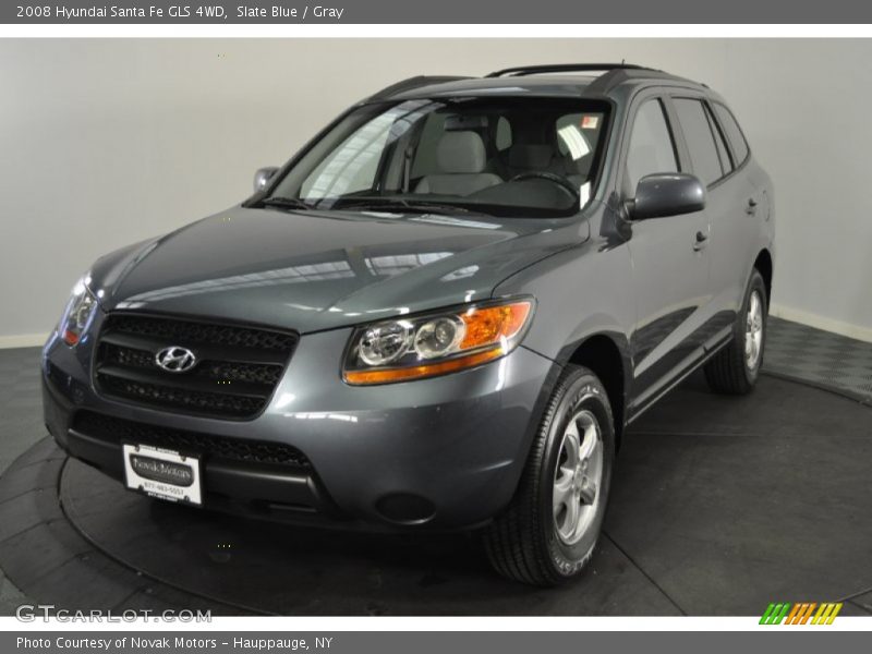 Slate Blue / Gray 2008 Hyundai Santa Fe GLS 4WD
