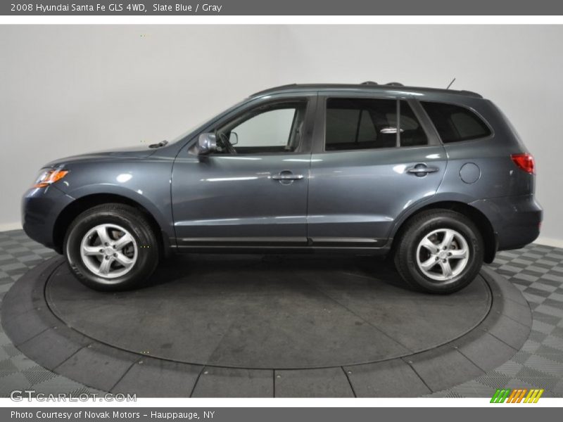 Slate Blue / Gray 2008 Hyundai Santa Fe GLS 4WD