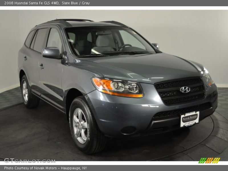 Slate Blue / Gray 2008 Hyundai Santa Fe GLS 4WD