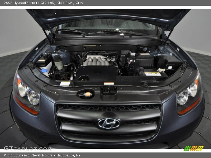 Slate Blue / Gray 2008 Hyundai Santa Fe GLS 4WD