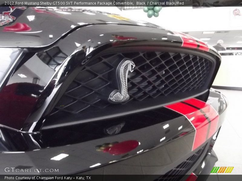 2012 Mustang Shelby GT500 SVT Performance Package Convertible Logo