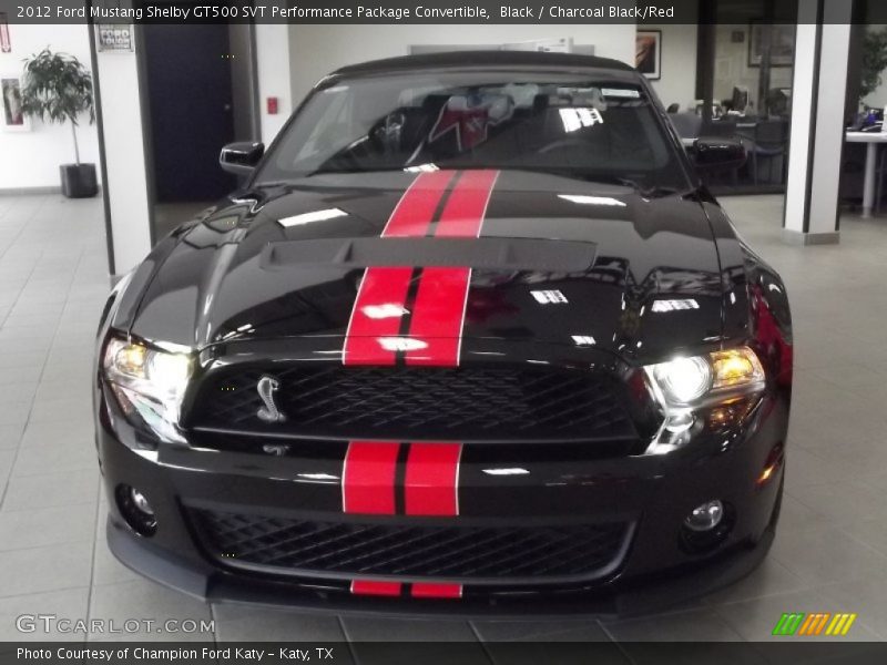  2012 Mustang Shelby GT500 SVT Performance Package Convertible Black