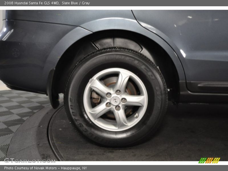 Slate Blue / Gray 2008 Hyundai Santa Fe GLS 4WD