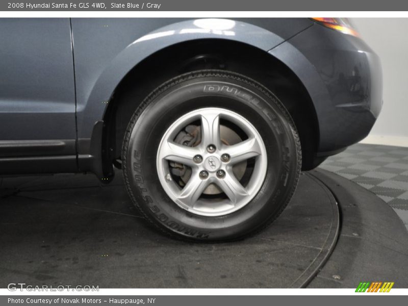 Slate Blue / Gray 2008 Hyundai Santa Fe GLS 4WD