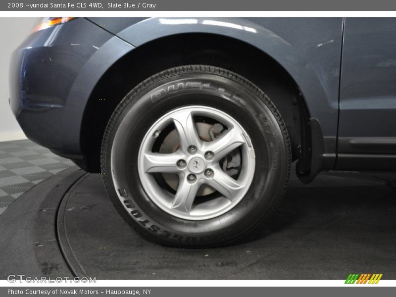 Slate Blue / Gray 2008 Hyundai Santa Fe GLS 4WD