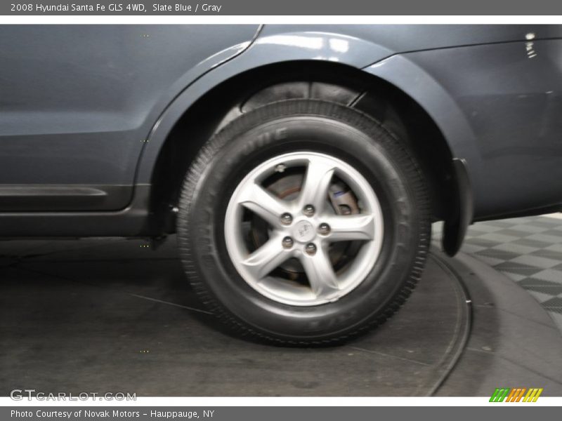 Slate Blue / Gray 2008 Hyundai Santa Fe GLS 4WD