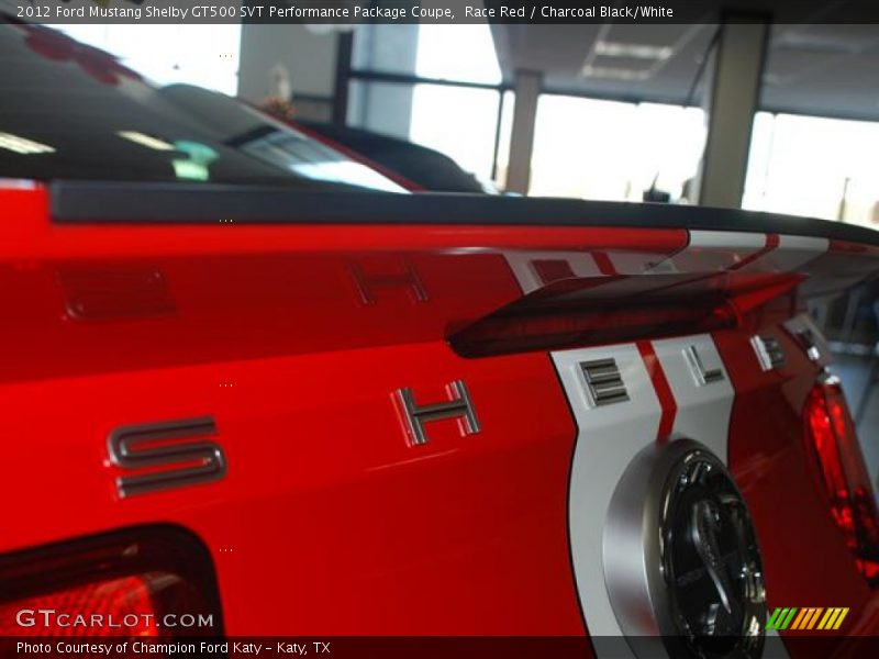 Race Red / Charcoal Black/White 2012 Ford Mustang Shelby GT500 SVT Performance Package Coupe