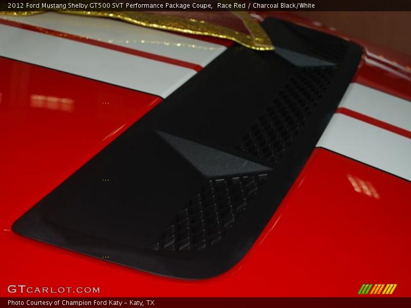 Race Red / Charcoal Black/White 2012 Ford Mustang Shelby GT500 SVT Performance Package Coupe