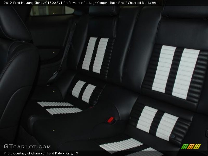 Race Red / Charcoal Black/White 2012 Ford Mustang Shelby GT500 SVT Performance Package Coupe