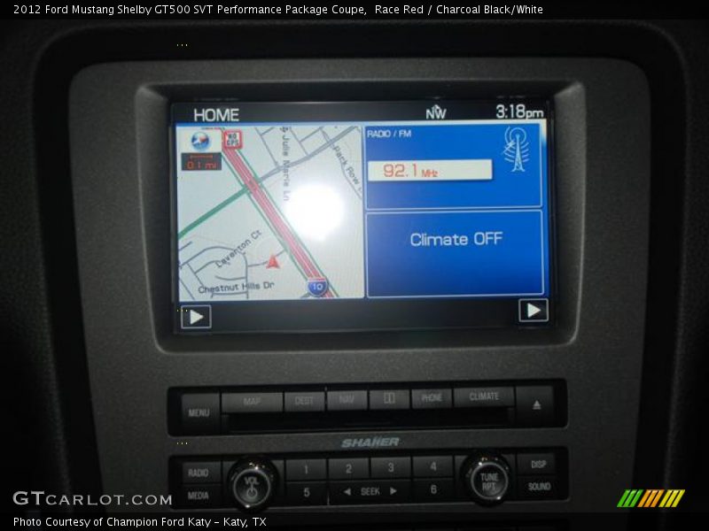 Race Red / Charcoal Black/White 2012 Ford Mustang Shelby GT500 SVT Performance Package Coupe