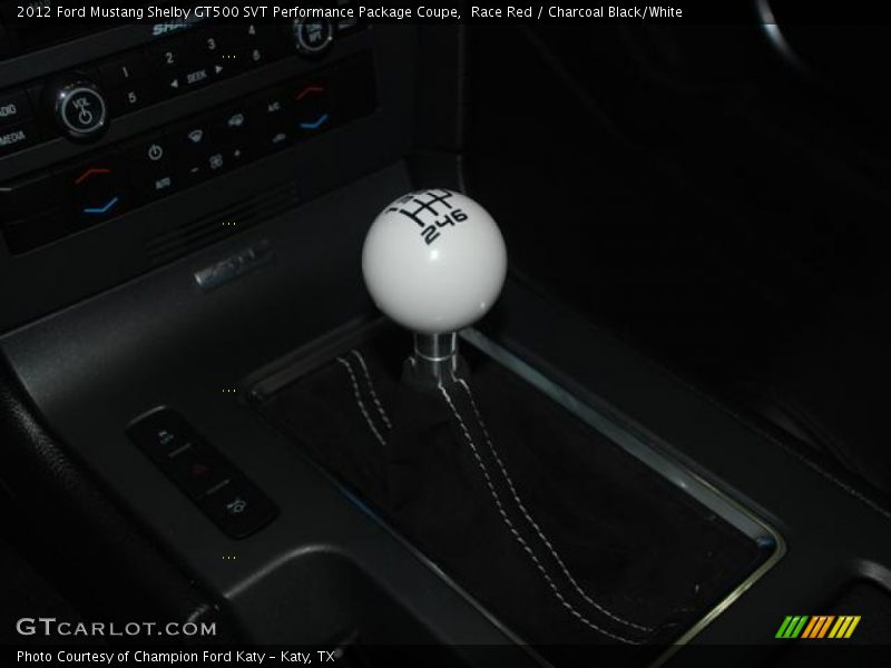  2012 Mustang Shelby GT500 SVT Performance Package Coupe 6 Speed Manual Shifter