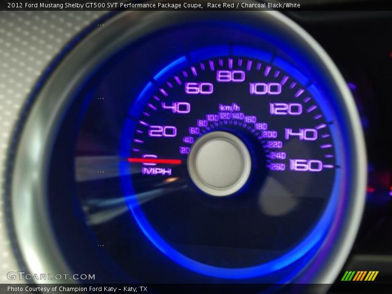 Race Red / Charcoal Black/White 2012 Ford Mustang Shelby GT500 SVT Performance Package Coupe