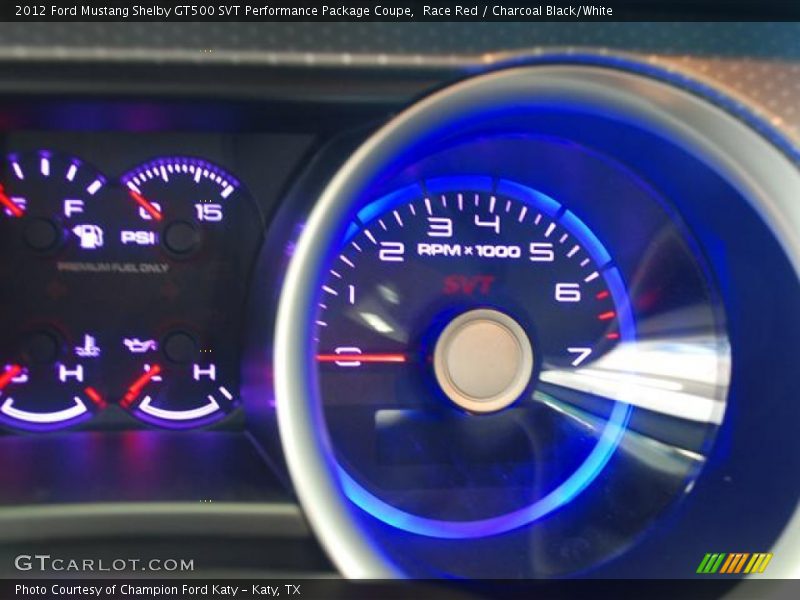  2012 Mustang Shelby GT500 SVT Performance Package Coupe Shelby GT500 SVT Performance Package Coupe Gauges