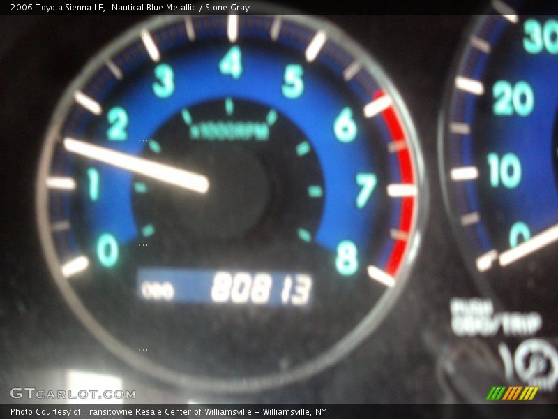Nautical Blue Metallic / Stone Gray 2006 Toyota Sienna LE