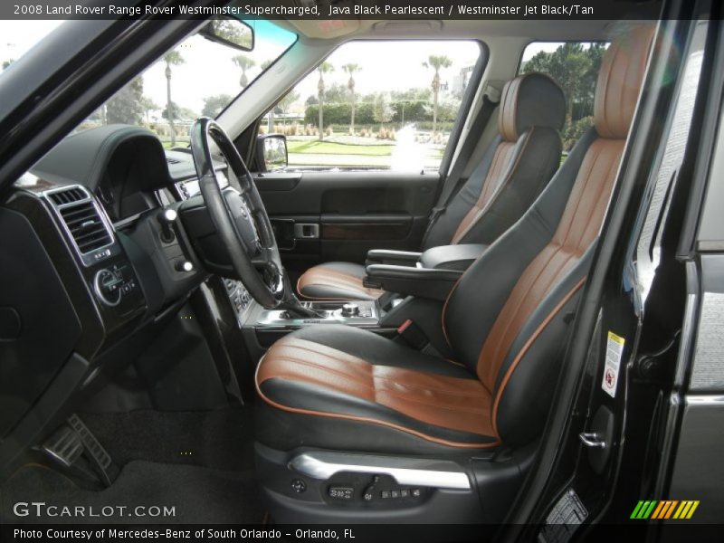 Westminster Interior in Jet Black/Tan - 2008 Land Rover Range Rover Westminster Supercharged
