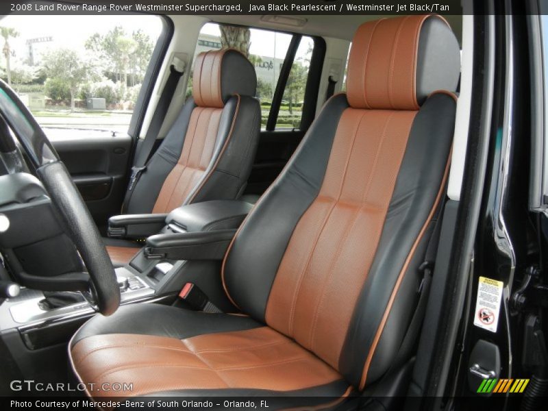 Westminster Drivers Seat in Jet Black/Tan - 2008 Land Rover Range Rover Westminster Supercharged