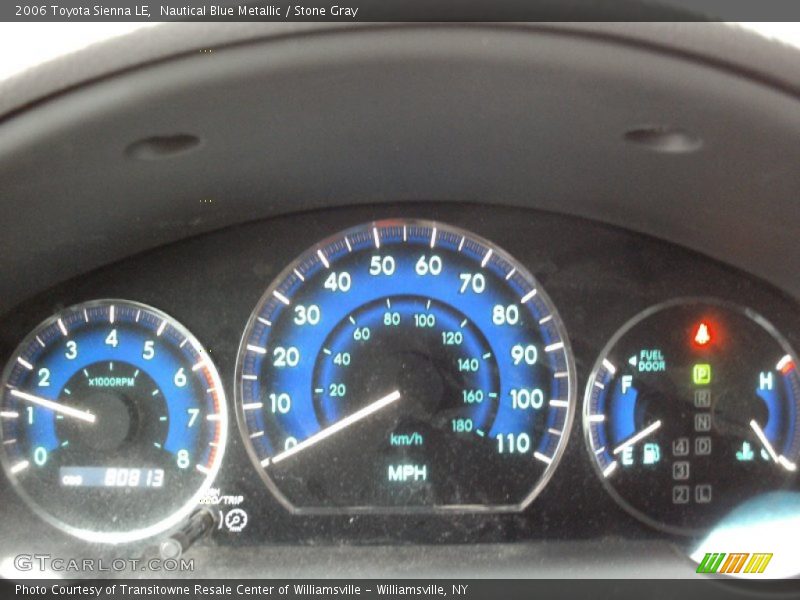 Nautical Blue Metallic / Stone Gray 2006 Toyota Sienna LE