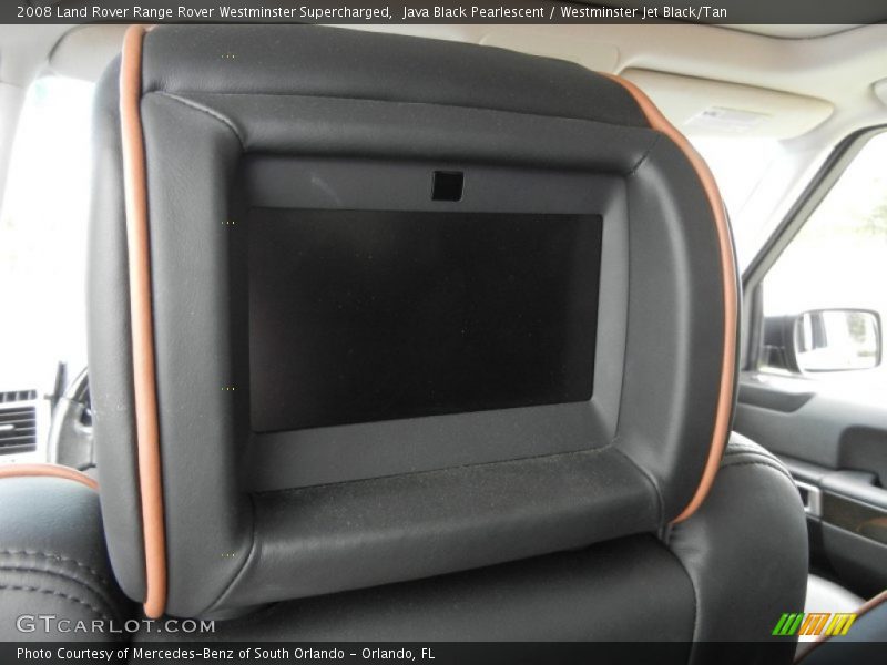 Java Black Pearlescent / Westminster Jet Black/Tan 2008 Land Rover Range Rover Westminster Supercharged