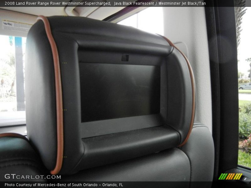 Java Black Pearlescent / Westminster Jet Black/Tan 2008 Land Rover Range Rover Westminster Supercharged