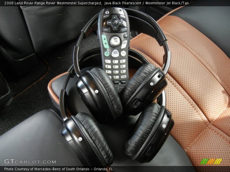 Java Black Pearlescent / Westminster Jet Black/Tan 2008 Land Rover Range Rover Westminster Supercharged