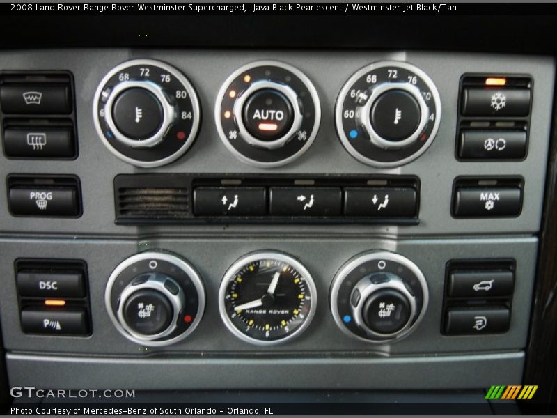 Controls of 2008 Range Rover Westminster Supercharged
