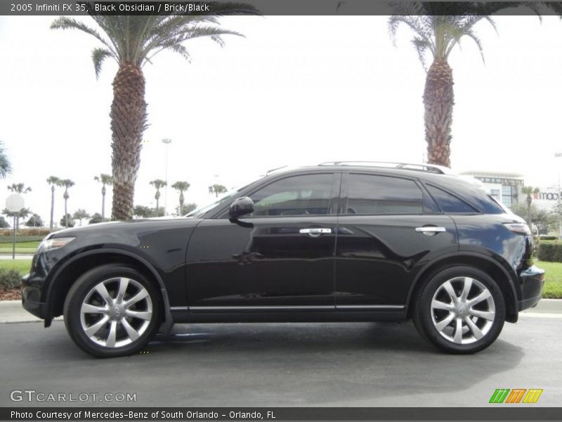 Black Obsidian / Brick/Black 2005 Infiniti FX 35