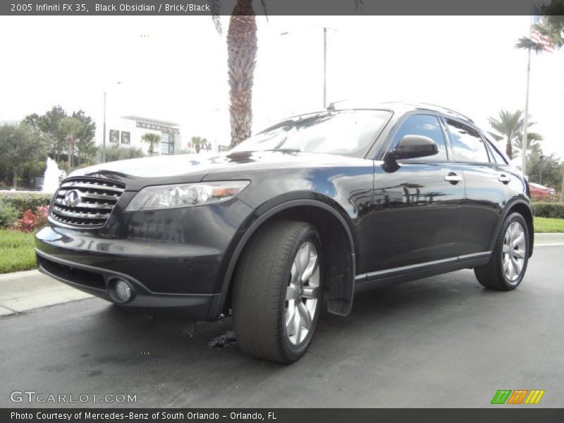 Black Obsidian / Brick/Black 2005 Infiniti FX 35