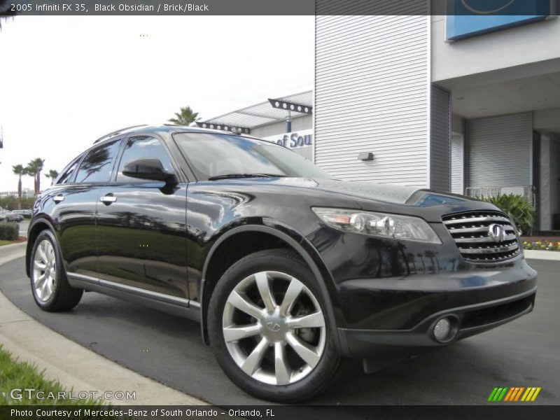 Black Obsidian / Brick/Black 2005 Infiniti FX 35